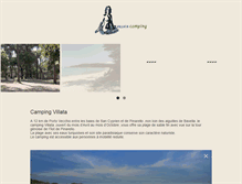 Tablet Screenshot of campingvillata.com